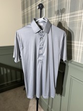 Collars  Co Polo Shirt Mens Small Light Gray Dress Collar Performance