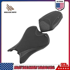 WOLFLINE Moto Driver Passenger Seat For Street Tripe 765 R S RS 2020-2022 Black