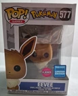 Funko POP! Games #577 Pokemon Eevee flocked vinyl figure 2020 Convention excl.