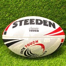  Steeden Classic Touch Bath Touch Leagues Rugby Ball New Full Size