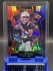 2025 Select Drake Maye Red And Blue Shock Prizm Concourse Patriots color match