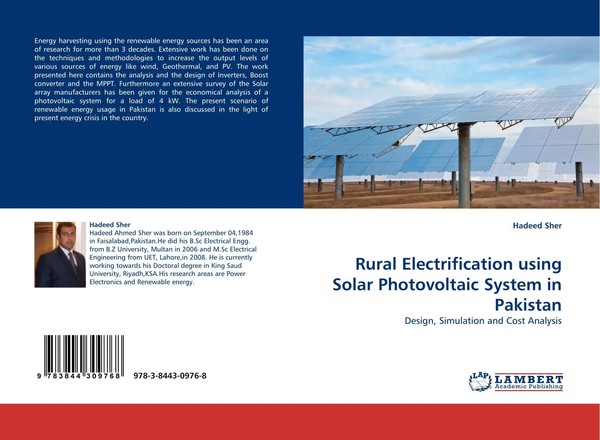 Hadeed Sher | Rural Electrification Using Solar Photovoltaic System In Pakistan-image