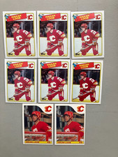Hakan Loob   8  Card Lot  Calgary Flames