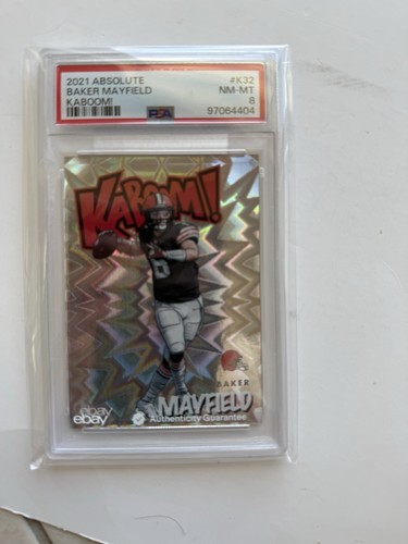Baker Mayfield #K32 2021 Panini Absolute Kaboom card