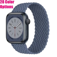 Braided Solo Loop Band For Apple Watch 11 10 9 8 7 6 SE 5 4 3 2 1 Ultra 49-38mm