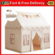 Kids Play Tent with Star Lights  Flags - Indoor/Outdoor Teepee for Toddlers