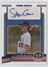 2023 Panini USA Baseball Stars & Stripes Stunner Gonzales #18U2-SG Auto