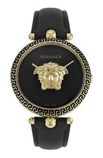 Versace Womens  Gold 39mm Strap Fashion Watch