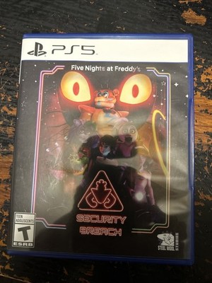 Five Nights at Freddy's: Security Breach PS5 with sticker book