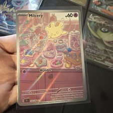 Pokémon Milcery 152/142 SV07: Stellar Crown Illustration Rare Holo Card English