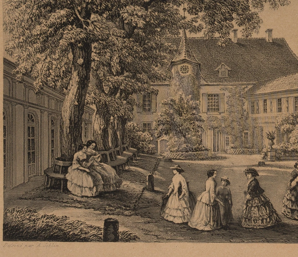 ZOLLINGER (*1821) nach JEKLIN (*1823), Schloss Montmirail, Neuenburg, Sst. - Bild 3 von 4