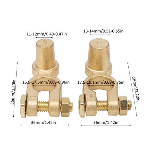 1 Pair SAE To JIS Car Battery Terminal Connector Battery Terminal For Auto - Picture 20 of 24