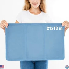 Tutmyrea Extra-Large 21"x13" Reusable Gel Ice Pack with Straps for Back Relief