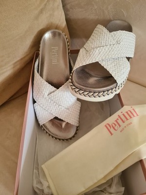 Pertini Damen Pantolette, Leder Gr. 41