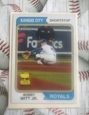 2023 Topps Heritage - Throwback Uniform Variation Bobby Witt Jr. #85