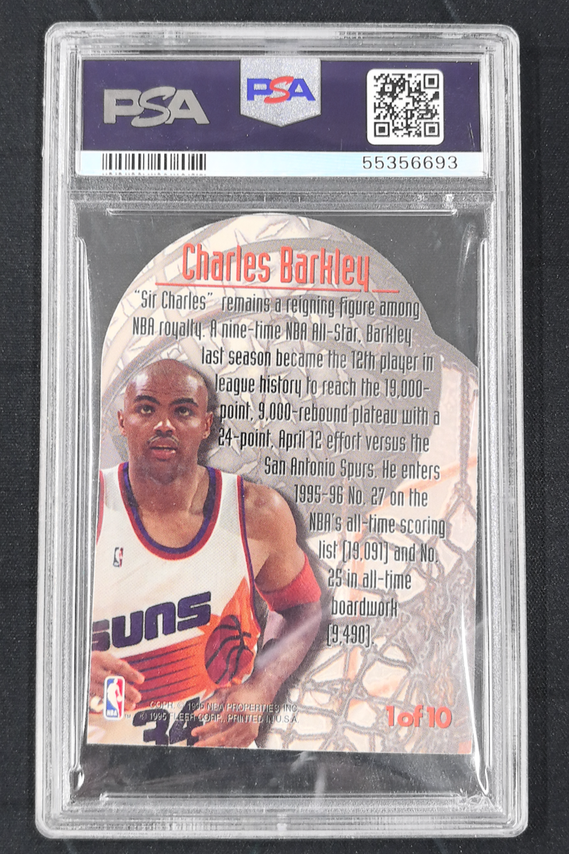 その他 95-96 Fleer l Maximum l Die-Cut 1995-96 Fleer Metal Charles Barkley Maximum Metal Die-Cut 1 of 10
