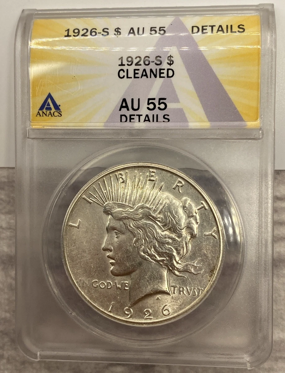 (5205)1926 US．アンティーク　ピースダラー銀貨　ユーズド 1926 Year Grade AU 55 Peace Dollars (1921-1935) for sale | eBay