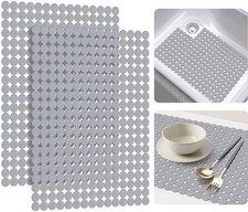 2-Pack Kitchen Sink Mat: PVC Eco-Friendly Adjustable Sink Protector Sink Liner