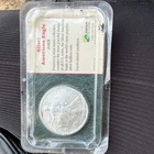 Littleton 2003 American Silver Eagle 1 oz .9993 Silver Business Strike Showpak