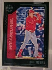 2021 Diamond Kings Baseball Blue Frame Mickey Moniak Philadelphia Phillies RC