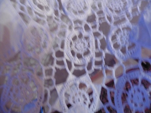 ANCIENNE NAPPE PUR LIN CREME ENTREDEUX DENTELLE AU CROCHET LE TOUT MAINS 185X155 - Picture 10 of 10
