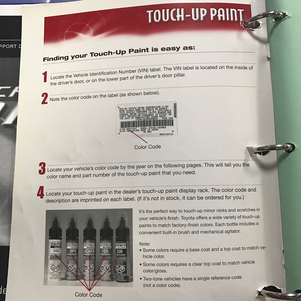 Genuine Toyota Lexus OEM Touch Up Paint 070 Blizzard Pearl Genuine Toyota Lexus OEM Touch Up Paint 070 Blizzard Pearl