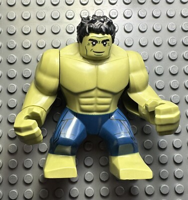 Minifigure Blue Hulk Lego Lego Custom BRICKS Custom Minifig Head