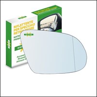 Glas RüCkspiegel Verchromt AsphäRisch Seite Dx-Passeggero FüR Audi A8 Lll