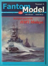 Fantom Model 06 - British battleship HMS Malaya