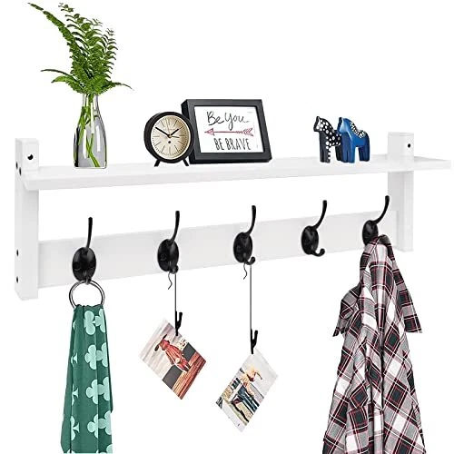 24 inch online shelf with hooks
