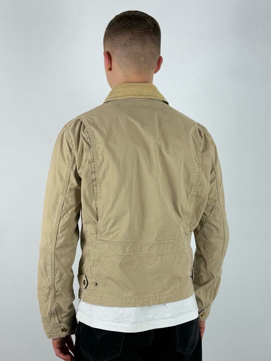 00's Vintage Distressed Polo Chin Strap Boxy Work Jacket | eBay 00's Vintage Distressed Polo Chin Strap Boxy Work Jacket | eBay