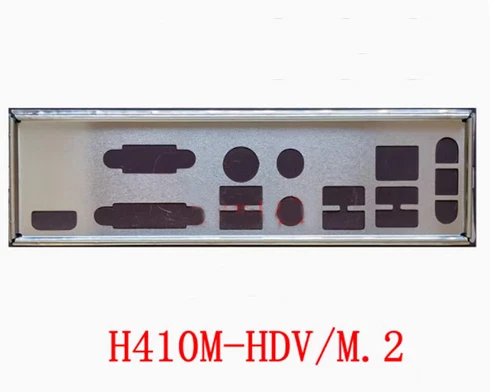 Shield I/O IO Backplate For ASRock H410M-HDV/M.2 Motherboard