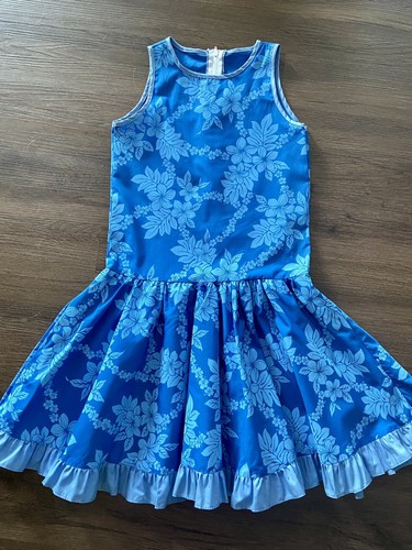 NEW BLUE HAWAIIAN MUUMUU HULA 