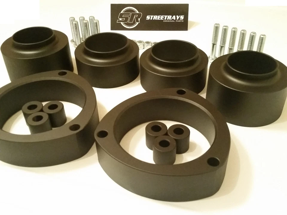 [SR] 99-05 Suzuki Vitara / XL-7 2" Kit Elevador Nivelación Bobina Delantera y Trasera (NEGRO) Foto 3 de 4