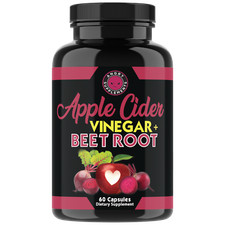Angry Supplements Apple Cider Vinegar  Beet Root Weight Loss Nitric Oxide Duo