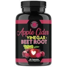 Angry Supplements Apple Cider Vinegar + Beet Root Weight Loss Nitric Oxide Duo