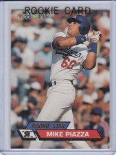 MIKE PIAZZA ROOKIE CARD Toys R Us Baseball RC Los Angeles Dodgers NEW YORK METS