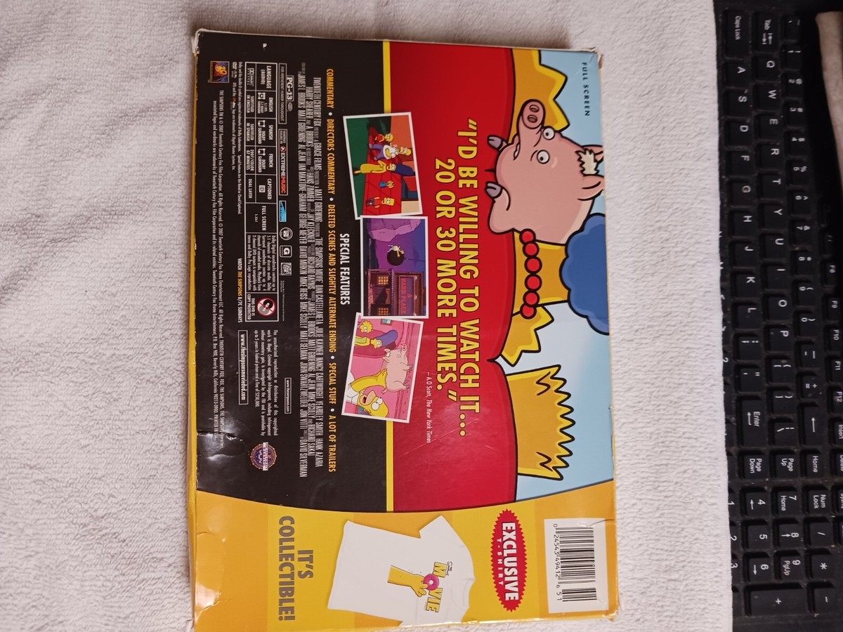 NEW IN THE BOX 2007 The Simpsons Movie 2-Pack With DVD And