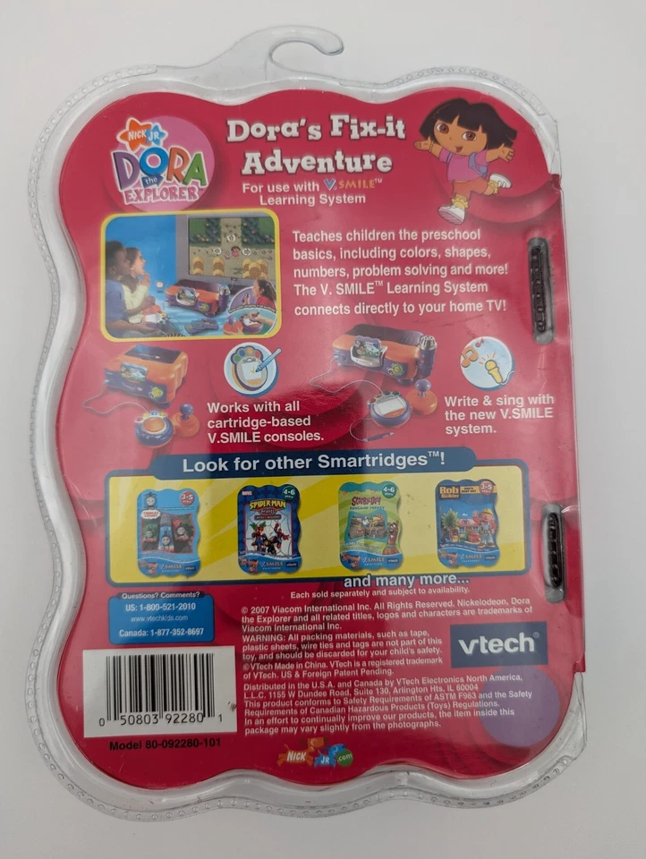 Dora’s Fix-it Adventure V.Smile V-motion Vtech BRAND NEW FACTORY SEALED - Image 2 of 3
