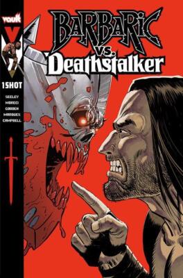 Barbaric Vs Deathstalker Cvr B Jim Terry Var Vault Comics Book