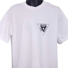 Vintage Nevada AIDS Project T Shirt Mens Size XL White 80s NAP Made In USA
