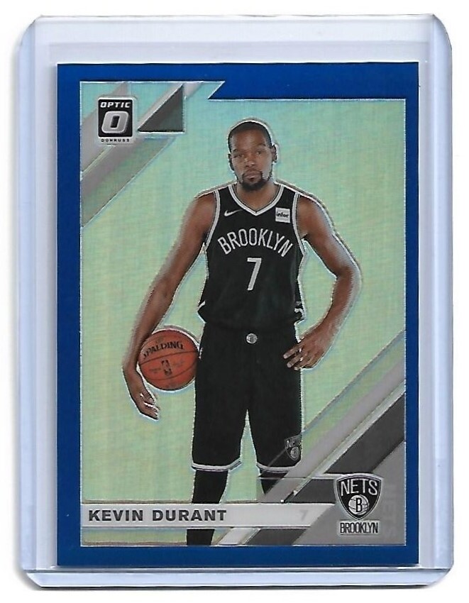 #/59  Kevin Durant SP  ▪  2019-20 Donruss Optic    BLUE Prizm  #112   1st Nets