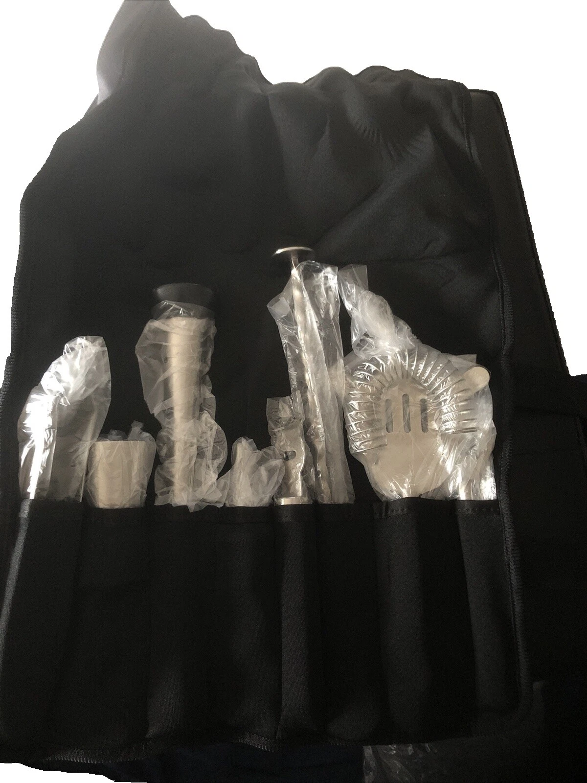 Acero Inoxidable conjuntos Case cóctel Camarero Kits