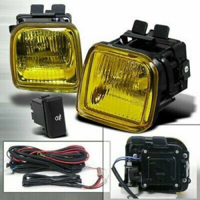 JDM Front Bumper Yellow Win jet Fog Driving Light Lamp For Civic EK & Faster