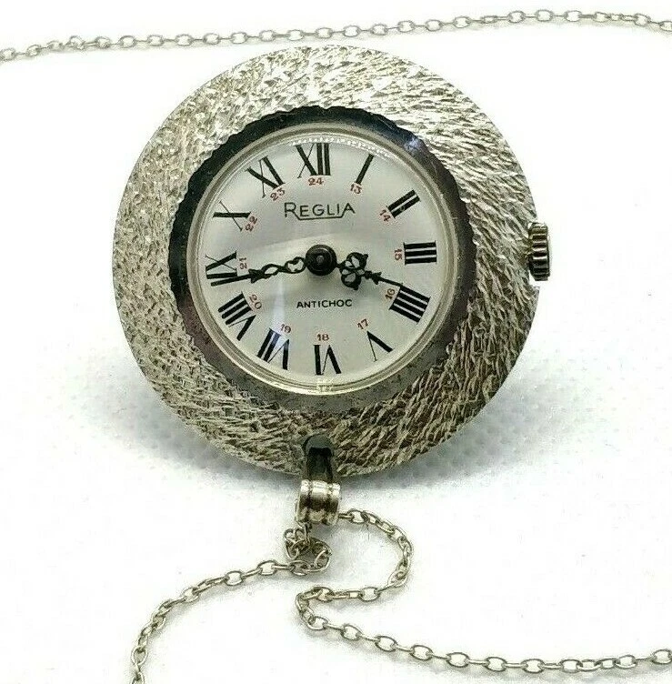 Reglia Pendant Medallion Fe 233 60 1960 Lebrocantheure Watch