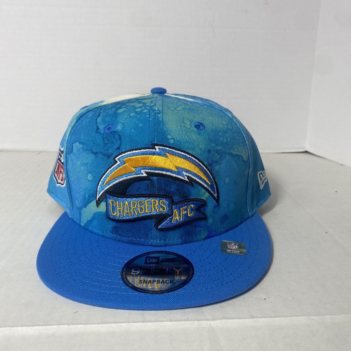 Los Angeles Chargers New Era On Field 9FIFTY Snapback Hat Cap Tie Dye NFL  NEW