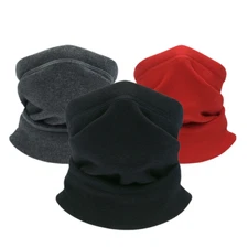 Winter Ski Face Mask Fleece Neck Warmer Balaclava Half Mask for Skiing Cycling