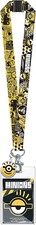MINIONS ID Holder Lanyard with Screen Cleaner Charm
