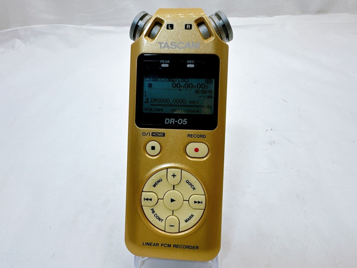 TASCAM DR-05VG 2000台限定モデル ヴィンテージゴールド 寝苦しい 
