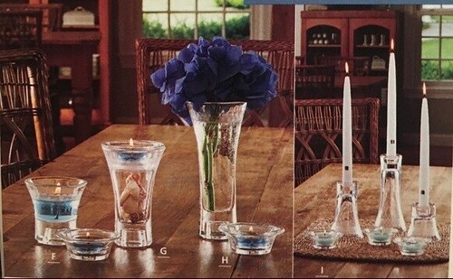 PARTYLITE CLARITY CANDLE HOLDER TRIO # P-9221 P-9222 P-9223 - Picture 7 of 7